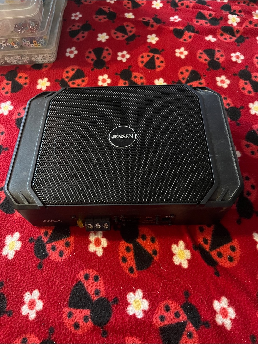 Jensen Compact Black Portable Speaker